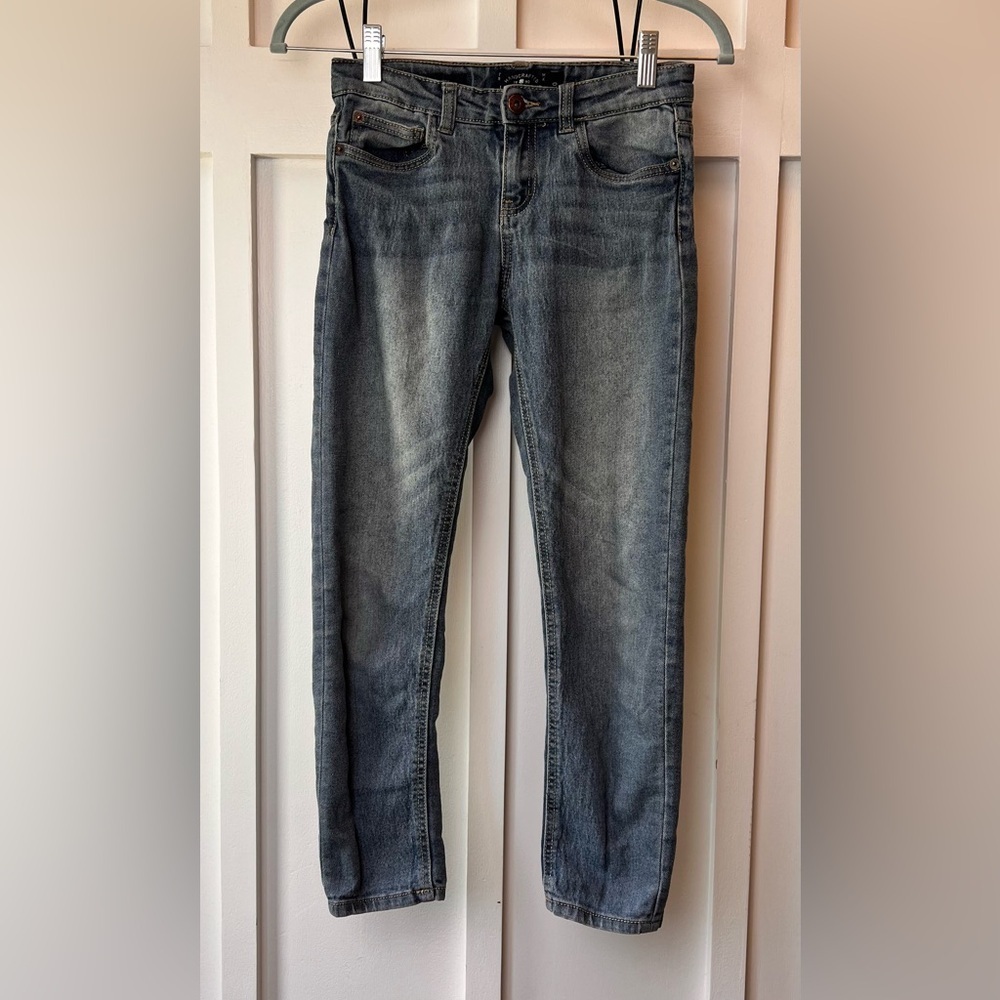 Lucky Brand Zoe Skinny Girls Size 10 Jeans Low Rise Y2K 90s Trendy School